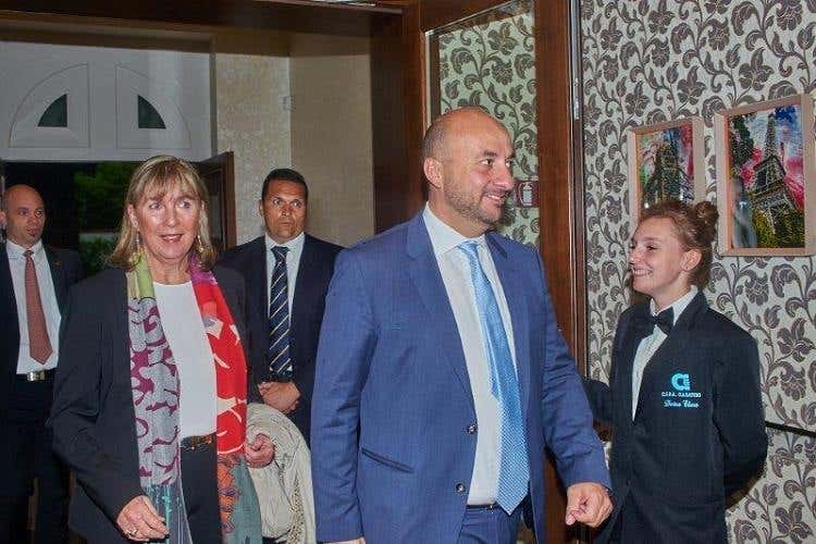 Lydie Polfer ed Etienne Schneider